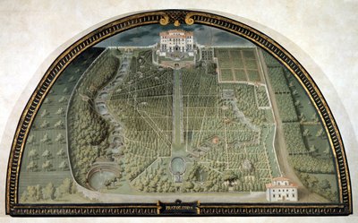 Villa di Pratolino door Giusto Utens door Giusto Utens
