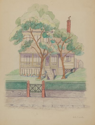 Stewart House, ca. 1936 door Gladys Cook