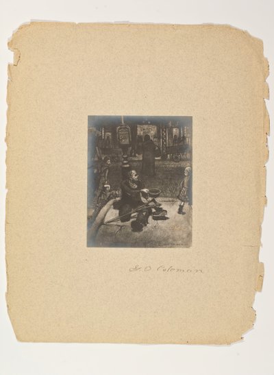 Scènes uit het leven van de mensen, Portfolio Zonder titel, 1905 door Glenn O Coleman