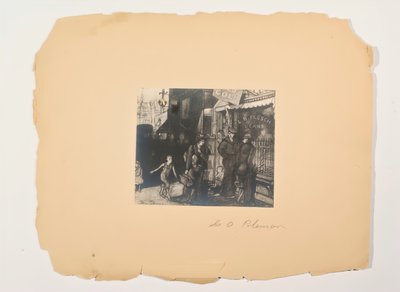 Scènes uit het leven van de mensen, Portfolio Zonder titel, ca. 1905-1906 door Glenn O Coleman