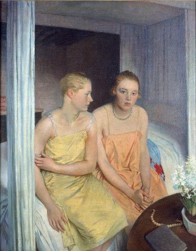 Gabrielle en Rosemary, 1828 door Glyn Warren Philpot