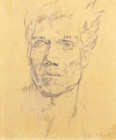 Hoofd van een Man, ca. 1920 door Glyn Warren Philpot