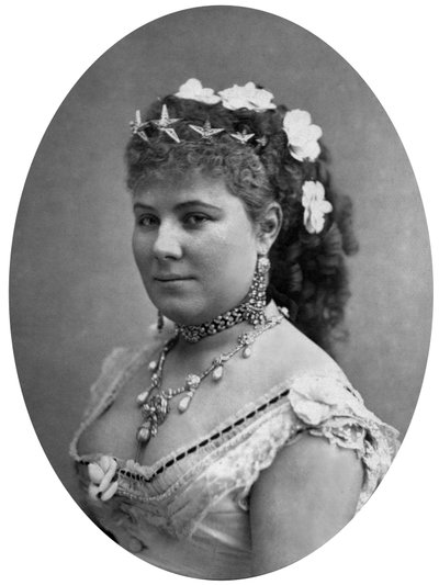 Julia Baron, Franse actrice door Gobinet de Villecholle Francois Marie Louis Alexandre) Franck (Franck