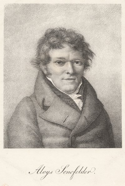 Aloys Senefelder door Godefroy Engelmann