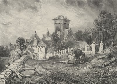 Château de Pesteil à Polminhac, 1832 door Godefroy Engelmann