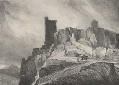Donjon de Polignac, 1831 door Godefroy Engelmann