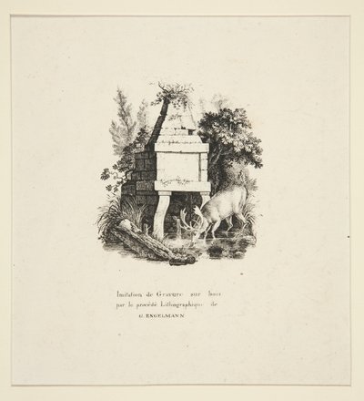 Hert dat drinkt door Godefroy Engelmann
