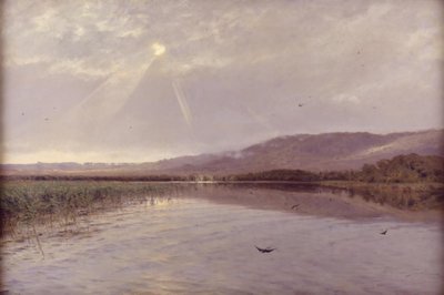 Een Meer in het Himmelbjerg District, Jutland door Godfred Christensen