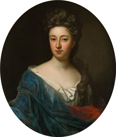 Portret van Lady Diana Fielding (1659-1731), ca. 1680-1731 door Godfrey (studio of) Kneller