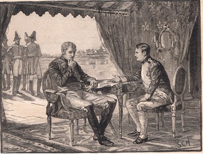 Het Verdrag van Tilsit AD 1807 door Godfrey C. Hindley