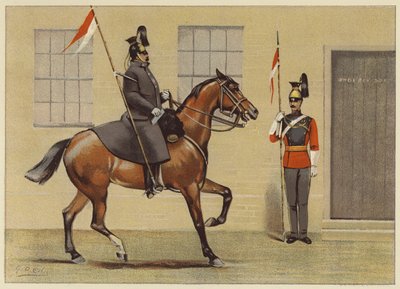 De 16e (Queens) Lansiers door Godfrey Douglas Giles