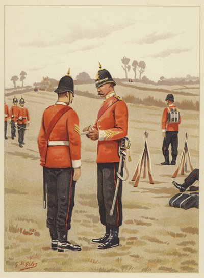 De 43e, Oxfordshire Lichte Infanterie door Godfrey Douglas Giles