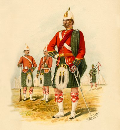 De 5e Royal Scots van Canada, 1890 door Godfrey Douglas Giles