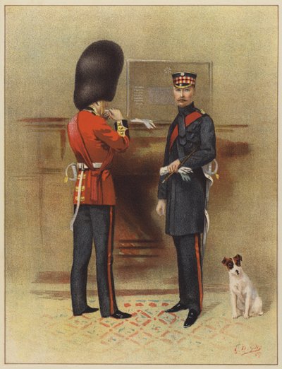 De Schotse Garde door Godfrey Douglas Giles