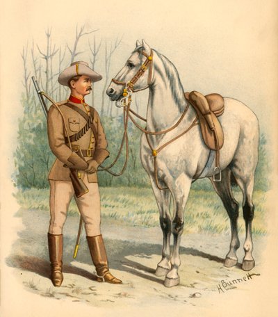 Victoriaanse Bereden Schutters door Godfrey Douglas Giles