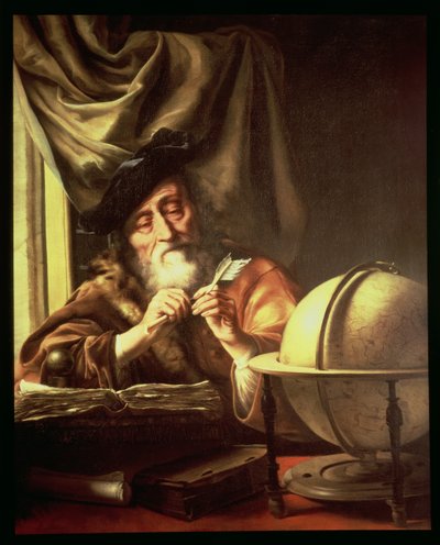 Een geograaf door Godfrey Kneller
