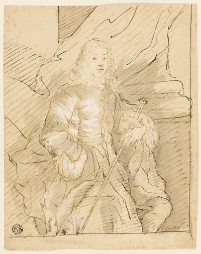 Graaf van Mountrath door Godfrey Kneller