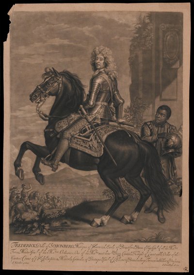 Frederik Hertog van Schonberg [sic], Markies van Harwich, Graaf van Bransford door Godfrey Kneller