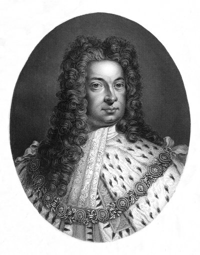 George I door Godfrey Kneller