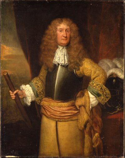 Henry, 3e Lord Arundell van Wardour, met een staf als Meester van het Paard, ca. 1680 door Godfrey Kneller