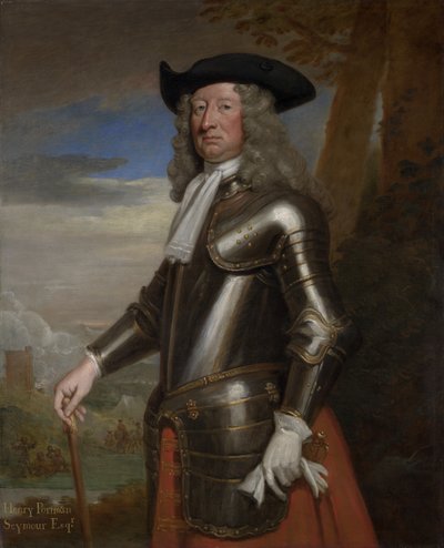Henry Seymour Portman (ca. 1637-1728) 1714 door Godfrey Kneller