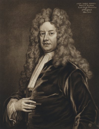 John, Baron Somers door Godfrey Kneller