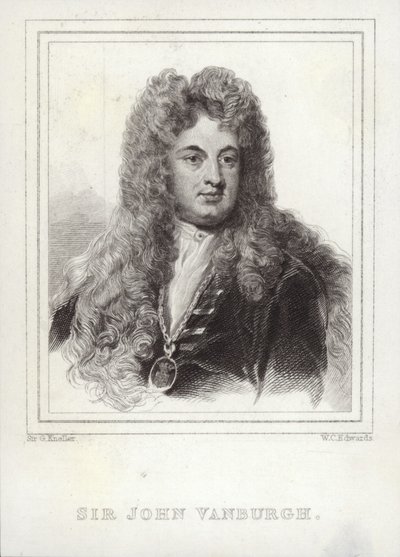 John Vanburgh door Godfrey Kneller