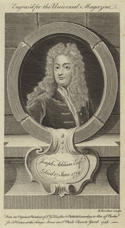 Joseph Addison, Esquire door Godfrey Kneller