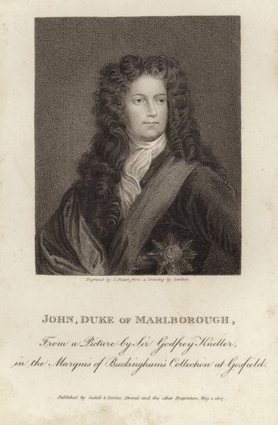 Portret van John Churchill, hertog van Marlborough door Godfrey Kneller