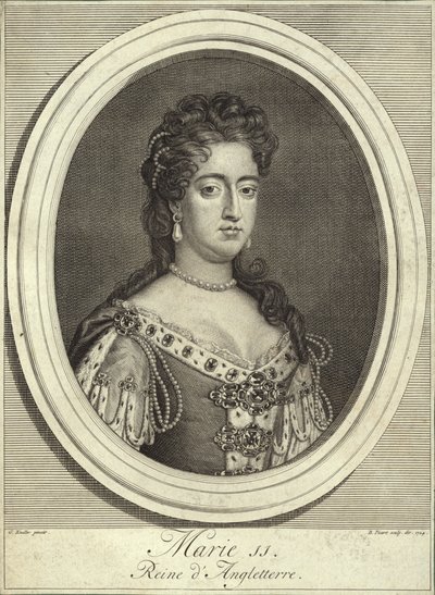 Portret van Koningin Mary II van Engeland, Schotland en Ierland door Godfrey Kneller