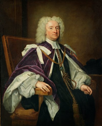 Portret van Sir Jonathan Trelawny door Godfrey Kneller