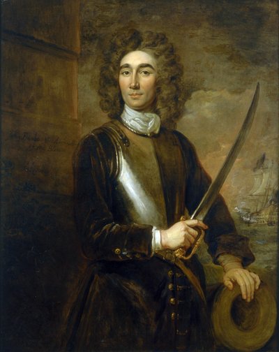 Portret van Viceadmiraal John Benbow (1653-1702) door Godfrey Kneller