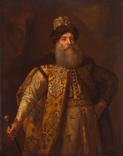 Portret van de ambassadeur Pyotr Ivanovich Potyomkin 1617-1700, 1682 door Godfrey Kneller