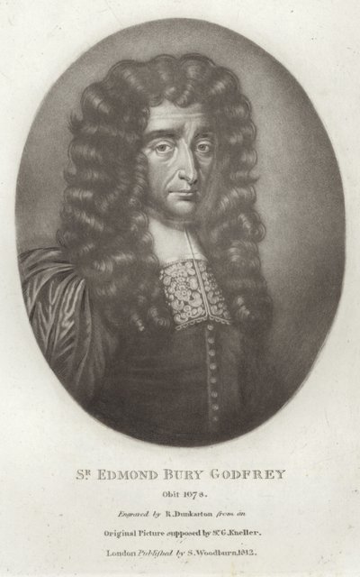 Sir Edmond Bury Godfrey door Godfrey Kneller