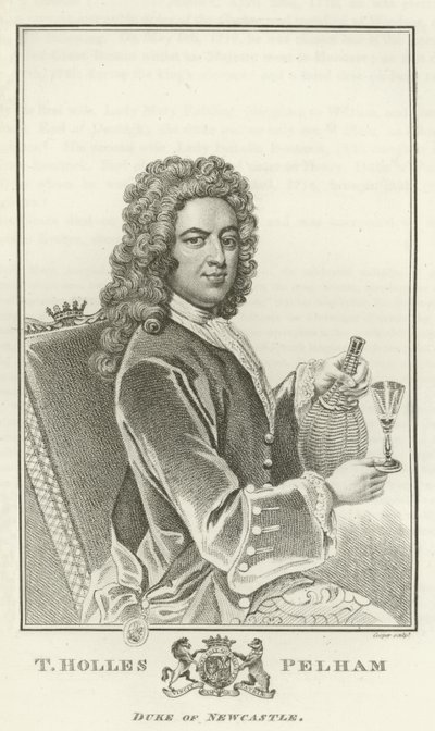 Thomas Holles Pelham, Hertog van Newcastle door Godfrey Kneller