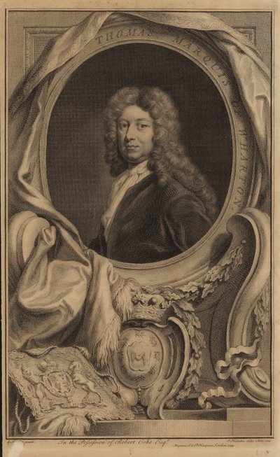 Thomas Wharton door Godfrey Kneller