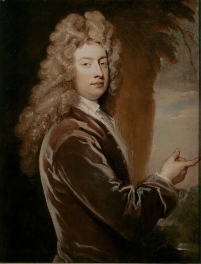 William CONGREVE, Portret 1709 (olieverf op doek) door Godfrey Kneller