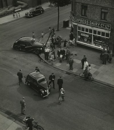 Straatscène in Sidmouth Road, Noord-Londen door Godfrey Macdominic
