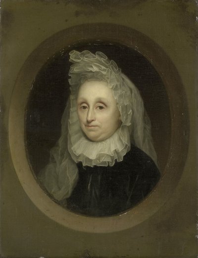 Portret van Josnia Parduyn (1642-1718), tweede vrouw van Aernout van Citters door Godfried Schalcken