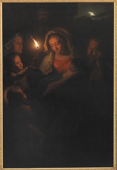 De Heilige Familie door Godfried Schalcken