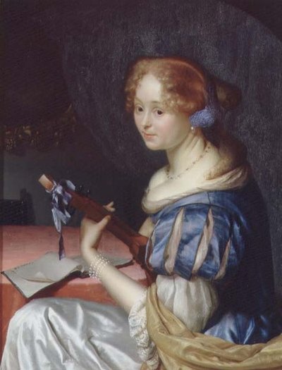 De Luitspeler door Godfried Schalcken