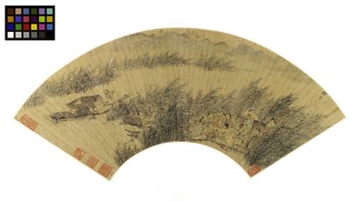 Vissers in boten, feestend aan de rand van een rivier, late 16e-begin 17e eeuw door Gong Qian