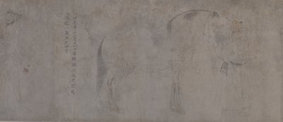 Detail van vijf eerpaarden door Gonglin Li