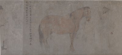 (detail) Vijf eerpaarden door Gonglin Li