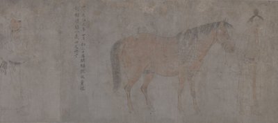 (detail) Vijf eerbetoon paarden door Gonglin Li