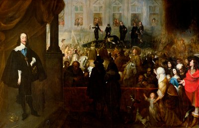 Executie van Karel I (1600-49) in Whitehall, 30 januari 1649 door Gonzales Coques