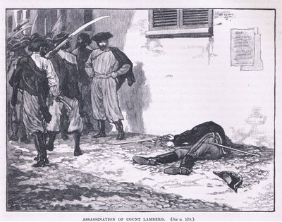 Moord op Graaf Lamberg AD 1849 door Gordon Frederick Browne