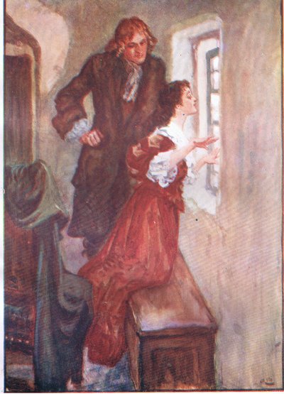 Adem drie keer, uit Lorna Doone uitgegeven door W & R Chambers Ltd, 1921 door Gordon Frederick Browne