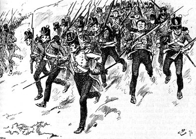 Dilkess Brigade van de Garde kwam op, 1896, 1902 door Gordon Frederick Browne