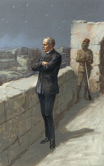 Generaal Gordon in Khartoum, wachtend op de hulp die nooit kwam door Gordon Frederick Browne